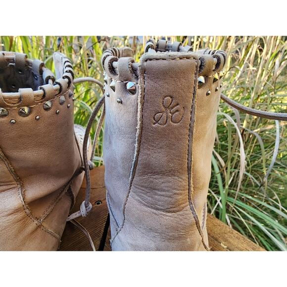 Sam Edelman Gray Ankle Boots - Picture 7 of 9